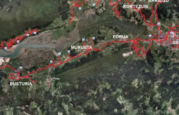 Adjudicada la construcción del colector general de la margen izquierda de la ría de Mundaka entre Gernika y Busturia