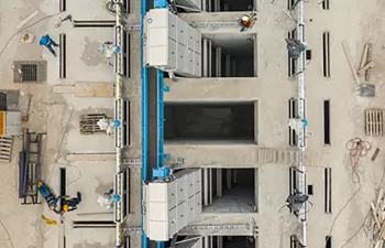 ACCIONA registra un 97% de avance en la construcción de la estación de bombeo La Pradera de Guayaquil