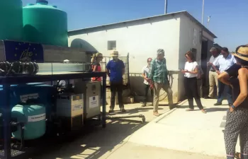 A prueba un sistema descontaminante de aguas con plaguicidas mediante fotocatálisis solar