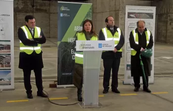 La nueva planta de compostaje de Sogama en Areosa producirá hasta 4.000 toneladas de abono de alta calidad