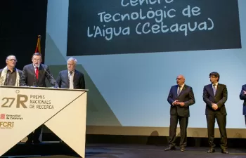 Cetaqua recoge el Premio Nacional de Investigación 2016