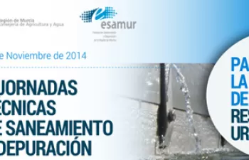 ESAMUR celebra el próximo 13 de noviembre sus X Jornadas Técnicas de Saneamiento y Depuración