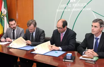 Convenio para la mejora y ampliación de la depuradora de Villamartín en Cádiz