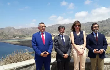 Los trabajos de regeneración de la bahía de Portmán avanzan según lo previsto