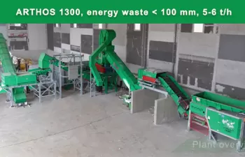 Planta de reciclaje HAAS para residuos energéticos