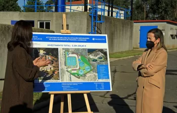 La Xunta licita por 5,3 millones de euros las obras de mejora de la depuradora de Tragove