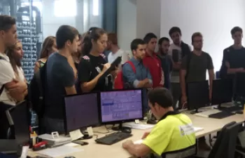 Estudiantes de la Universidad de Alicante visitan las instalaciones de la desaladora de Mutxamel