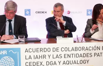 La sede de la IAHR se mantendrá en España tras el acuerdo entre MAGRAMA, CEDEX y Aqualogy