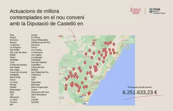 EPSAR y Diputación de Castellón invertirán 6,2 millones para impulsar mejoras en la gestión del agua