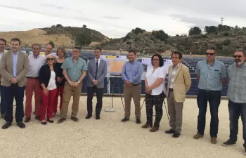 Las obras de mejora de la Comunidad de Regantes de Pliego mejorarán la dotación de agua
