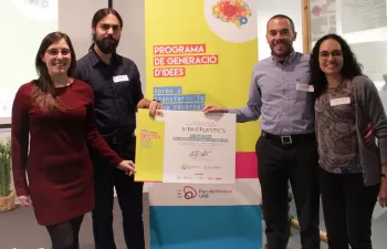 Nanoplastics gana el premio al mejor proyecto innovador del Programa de Generación de Ideas