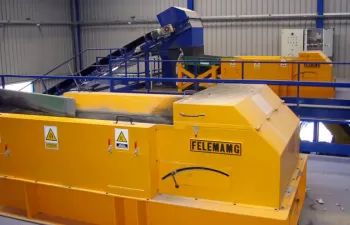 Separadores FELEMAMG por corrientes de Foucault de rotor excéntrico tipo SFME-29