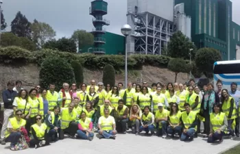Los participantes en el VII Simposio Iberoamericano de Ingeniería de Residuos visitan el Complejo de Meruelo