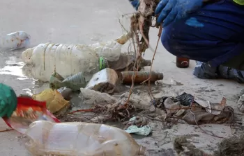 El proyecto MARVIVA muestra los residuos recogidos en el fondo marino