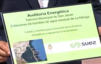 Aquatec presenta las auditorías energéticas de los bombeos de agua residual de La Manga