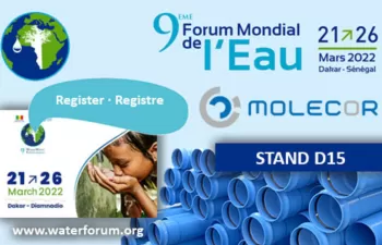 Molecor estará presente en el World Water Forum de Dakar