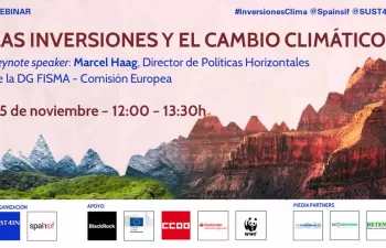 Webinar SUST4IN & SPAINSIF: Las inversiones y el cambio climático