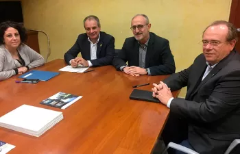 La ACA y el Consorcio Besòs Tordera trabajan en la recuperación del río Besòs tras el incendio en Montornès del Vallès