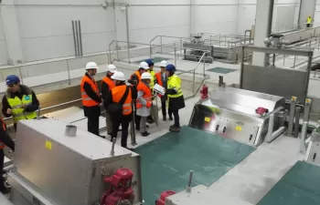 Arranca la nueva línea de agua de la depuradora de Villapérez en Oviedo