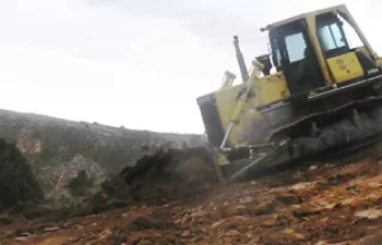 Comienzan las obras de abastecimiento a la zona central de las cuencas mineras desde el embalse de las Parras en Teruel
