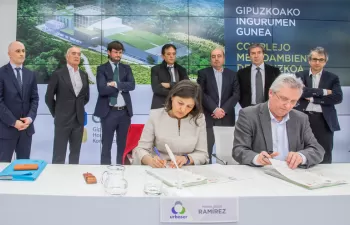 Firmado el contrato para la construcción y explotación del Complejo Medioambiental de Gipuzkoa