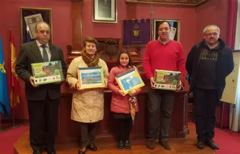 Dos niñas de Villaviciosa finalistas del Concurso internacional de dibujo infantil de Aqualia