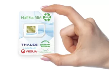 Thales y Veolia se alían para crear la primera tarjeta SIM fabricada con plástico reciclado