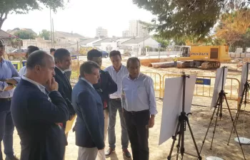 El nuevo depósito de laminación en San Javier evitará que las escorrentías lleguen al Mar Menor