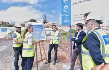 Las obras de la nueva impulsión de agua desalada al núcleo de San Isidro finalizarán en junio de este año