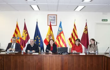 Los participantes del proyecto Life+ TRivers celebran su tercera reunión en la sede de la CHJ