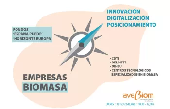 Las empresas de biomasa ante los fondos de recuperación, el Horizonte Europa y la digitalización