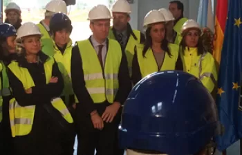 García Tejerina visita las obras de la nueva EDAR de Lagares en las que se están invirtiendo más de 278 millones de euros