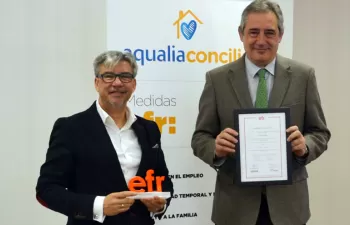 Aqualia se convierte en el primer operador nacional de agua en certificar la Conciliación con el sello efr