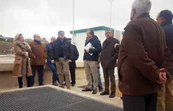 La tubería que desviará los efluentes de la rambla del Albujón comienza su fase de pruebas