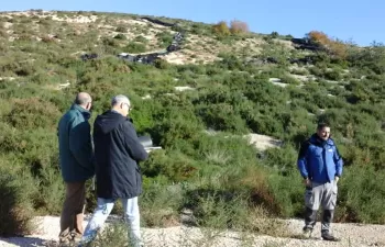 La Generalitat Valenciana ultima las obras de sellado del antiguo vertedero El Buho de Elche