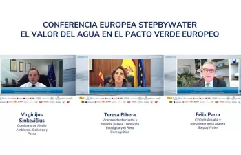 El papel del agua en la transición ecológica centra el debate en la primera Conferencia Europea StepbyWater