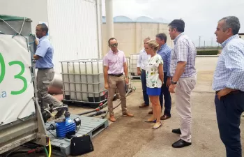 Un sistema piloto de biofiltración elimina el 97% de los nitratos del agua de drenaje del Campo de Cartagena