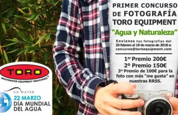 Toro Equipment lanza un concurso de fotografía con motivo del Día Mundial del Agua 2018