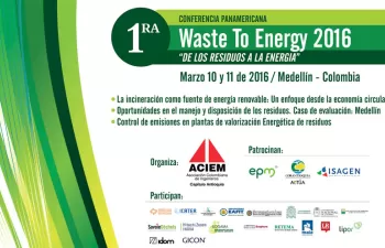 Medellín acogerá la primera Conferencia Waste To Energy el próximo 10 de marzo