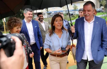 Entregado el tanque de tormentas de Oleiros, una de las dos obras que completarán el saneamiento de la ría del Burgo