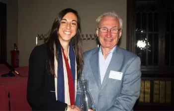 Marina Arnaldos de ACCIONA Agua, premiada por la sección belga de la IWA a la \"Mejor Investigación\"