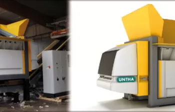 UNTHA presenta su nueva generación de trituradores XR, la forma más inteligente de triturar residuos
