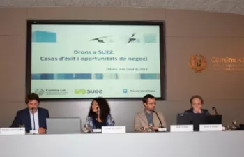 SUEZ Spain impulsa una jornada sobre el uso de drones en el Colegio de Ingenieros de Caminos de Catalunya