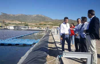 Los regantes de Lorca ya cuentan con un novedoso sistema de generación de energía fotovoltaica