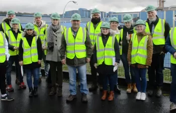 La Escuela de Ingeniería Forestal de Pontevedra conoce el proyecto de ampliación de Sogama