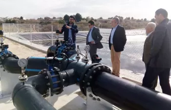 La EDAR de Alguazas producirá más de un millón de metros cúbicos de agua regenerada para riego