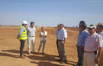 Comienzan las obras de dos balsas en la zona sur del Mar Menor para evitar inundaciones