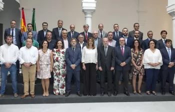 Susana Díaz preside la firma de contratos para la construcción de 12 depuradoras por un importe de 45,1 millones