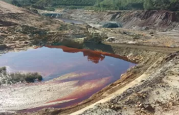 El agua de la fuga detectada en la mina de La Zarza no llega al río Odiel