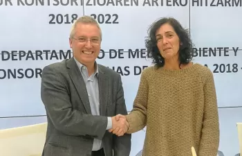 Acuerdo para mejorar el abastecimiento y el saneamiento de once municipios de Gipuzkoa